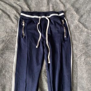 MNML Blue/White Stripe Track Pants